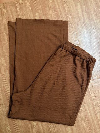 Pantalones premamá Kiabi Marrón Talla XL