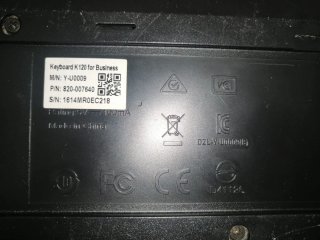Teclado Logitech K120 con cable