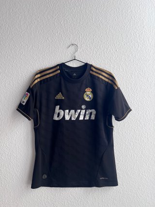 Camiseta Real Madrid Adidas 2011-12 Negra Dorada