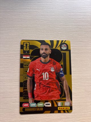 Cromo fútbol Mohamed Salah Mundial 2026