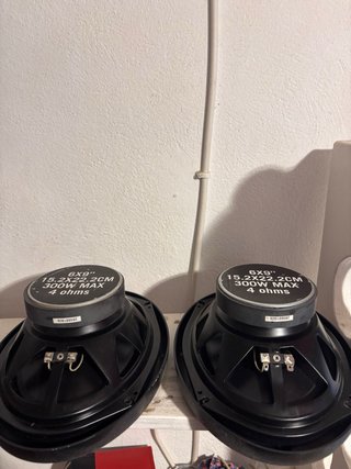 Altavoces DXS Negros y Plateados