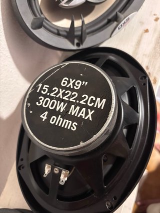 Altavoces DXS Negros y Plateados