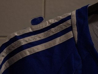 T-shirt Adidas Climacool blu leggera