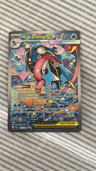 Carta Mega Greninja EX CRI 116