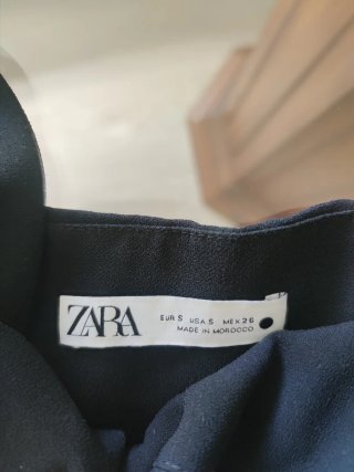 Top Zara Negro Talla S