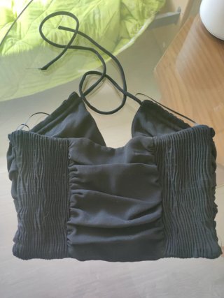 Top Zara Negro Talla S