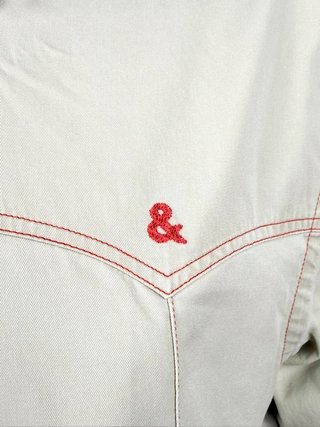 Dolce & Gabbana Camicia Uomo L Beige Made Italy