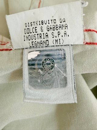 Dolce & Gabbana Camicia Uomo L Beige Made Italy