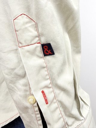 Dolce & Gabbana Camicia Uomo L Beige Made Italy