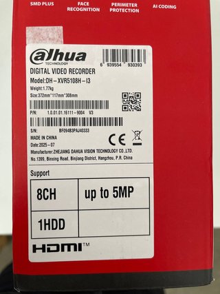 Grabador CCTV Dahua XVR5108HS-I3 WizSense