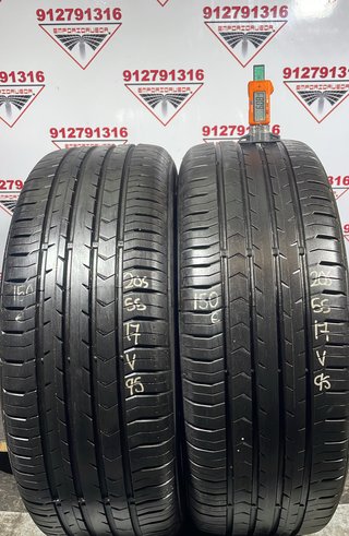 205 55 17 V CONTINENTAL RUEDA AL 90% VIDA UTIL