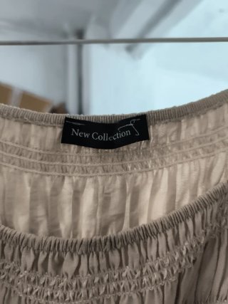 Vestido beige de talla única