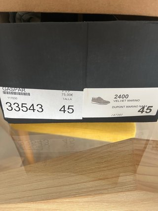 Zapatos Baerchi Hombre Talla 45 Azul