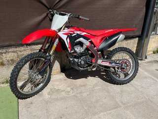 Moto Cross Honda CRF Roja y Blanca