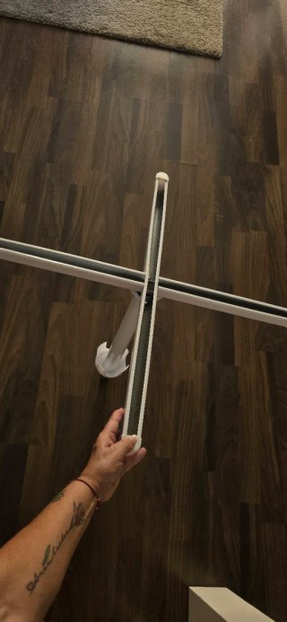 Pie de soporte blanco