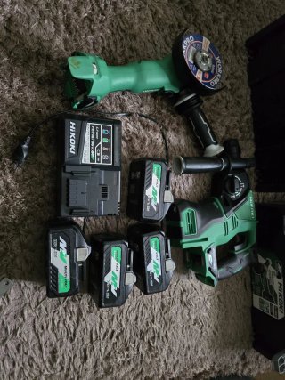 Taladro y  Rotaflex HIKOKI 36V MULTIVOLT