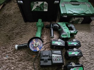 Taladro y  Rotaflex HIKOKI 36V MULTIVOLT