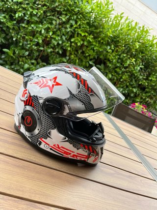 Casco Integral LS2 Blanco Niño