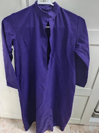 Traje Nazareno Niño Morado y Blanco