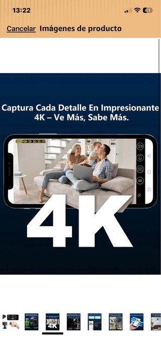 Bextgoo Mini Cámara Vigilancia WiFi Interior 4K