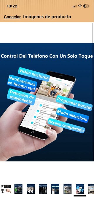 Bextgoo Mini Cámara Vigilancia WiFi Interior 4K