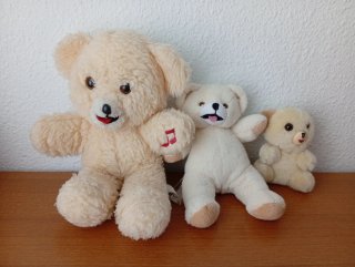 Lote 3 Ositos Mimosín Peluche