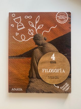 LIBRO FILOSOFIA 4ESO ANAYA