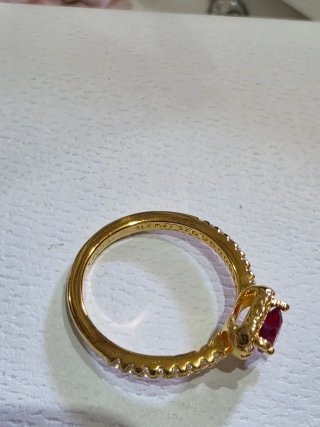 Anillo Pandora Corazón Oro 14k Rojo