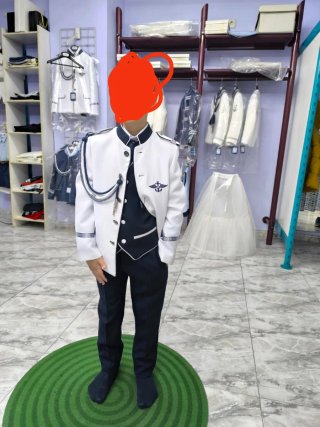 Traje de Comunión Blanco y Azul modelo 2026
