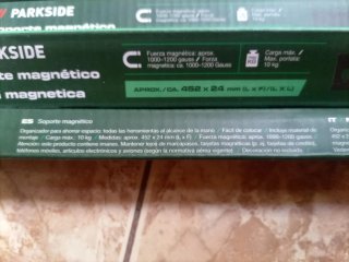 4 Barras Magnéticas PARKSIDE 45 cm