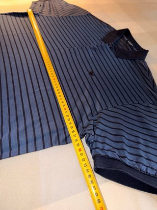 Polo Burberry Rayas Azul Talla L