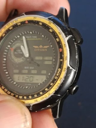 Reloj Citizen Vintage Wingman Analógico Digital