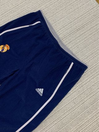 Pantalón chándal vintage Real Madrid Adidas Azul