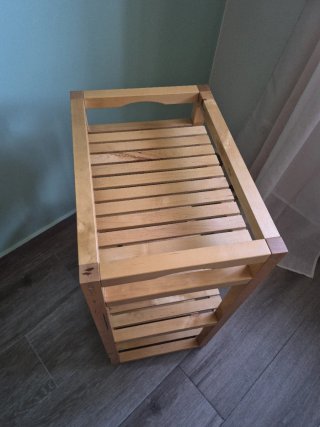 Carro auxiliar madera Ikea