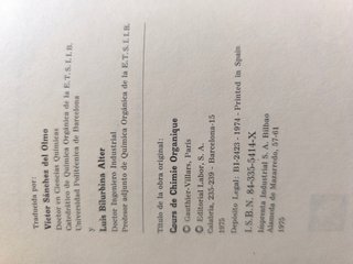 Curso de Química Orgánica – P. Arnaud