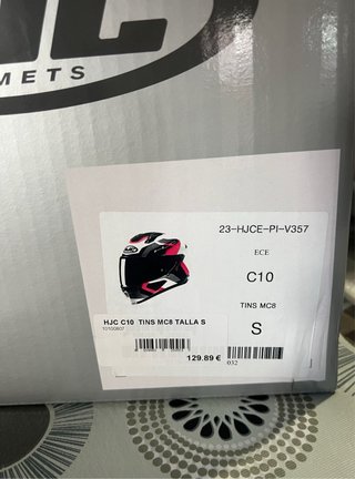 Casco Moto Integral HJC C10 Tins MC-8