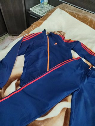 Chándal Adidas Hombre Azul Naranja