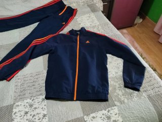 Chándal Adidas Hombre Azul Naranja