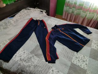 Chándal Adidas Hombre Azul Naranja