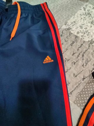 Chándal Adidas Hombre Azul Naranja