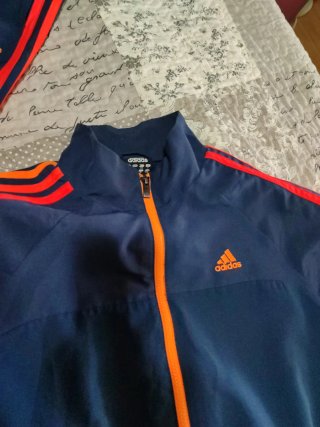 Chándal Adidas Hombre Azul Naranja