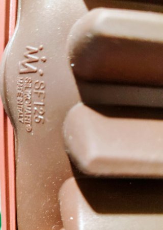 Moldes de silicona para dulces o jabones.