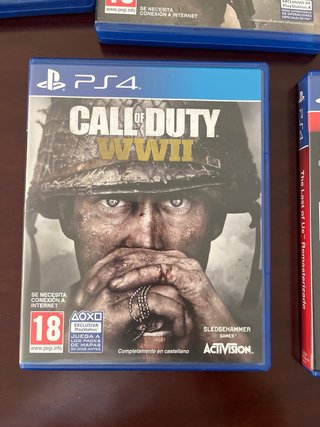 Lote 5 Giochi PS4: Red Dead 2, CoD, Avengers, TLoU