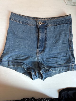 Pantalones cortos vaqueros mujer