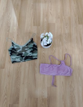 Pack 2 Camisetas y 2 Crop Tops