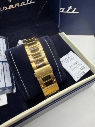 Reloj Maserati Azul y Dorado
