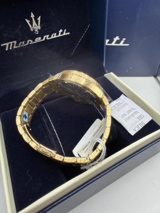 Reloj Maserati Azul y Dorado