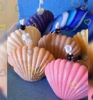 Velas Decorativas Concha