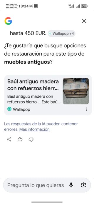 Baúl antiguo tapa curvada