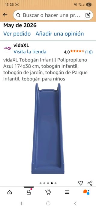 Tobogán Infantil Nuevo en Caja